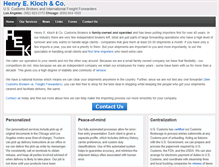 Tablet Screenshot of henryekloch.com